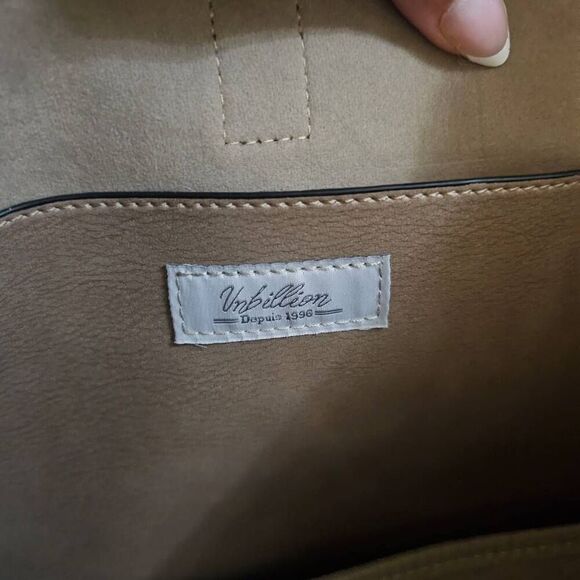 Un Billion Lacy Sheep Tote Bag Faux Suede - Picture 4 of 9